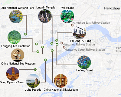 Hangzhou City Map