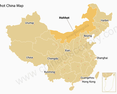Hohhot Travel - Hohhot China Map