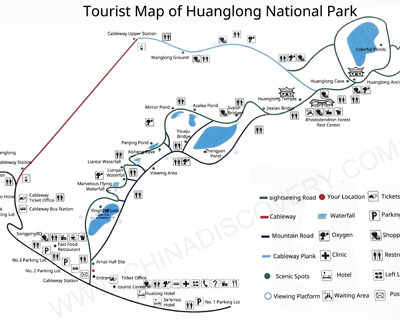 Huanglong Travel Map